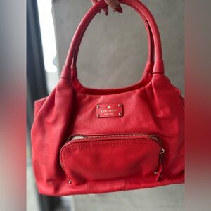 EUC Red Kate Spade Shoulder Bag